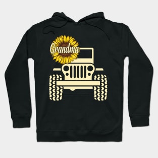 Jeep Sunflower Jeep Grandma Jeep Women Hoodie